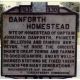 Danforth homestead memorial