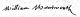 Elder William Wentworth's signature